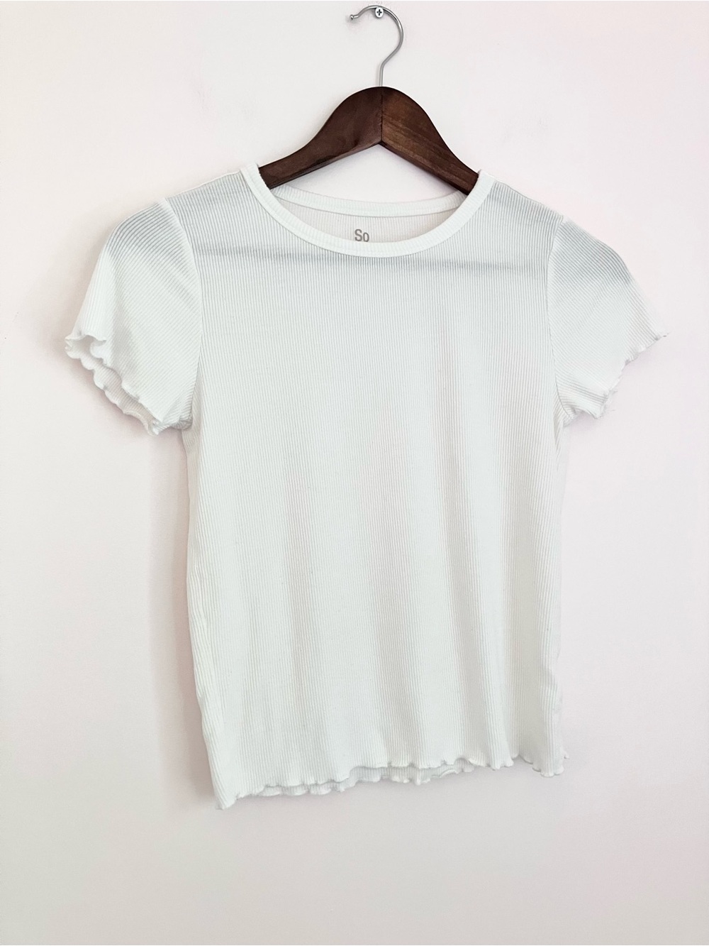 SO Ribbed Lettuce Trim Top